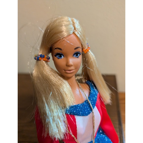 1970 The Sunset Malibu PJ Barbie Doll Steffie Face Beads Tnt‎ Olympic 74 Lot